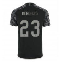 Camisa de Futebol Ajax Steven Berghuis #23 Equipamento Alternativo 2023-24 Manga Curta